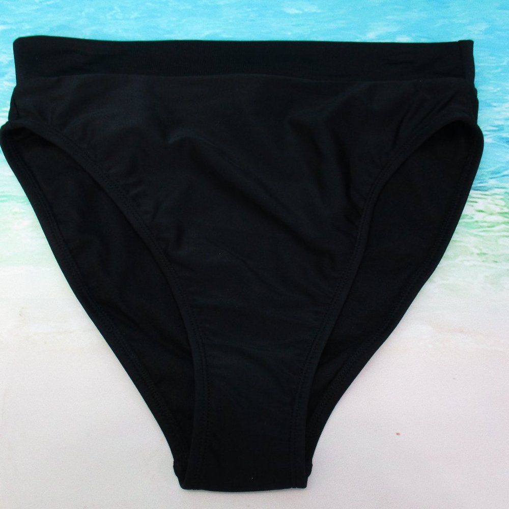 Xhilaration Black Bikini Bottom Small #DD-051